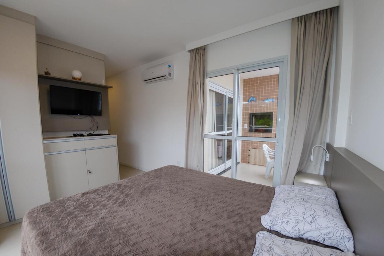 Apartamento a 30m da praia com ampla vista mar Florianópolis Esterno foto